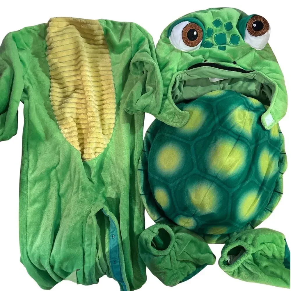 Turtle Crawler Infant Costume - Green - Unbranded
